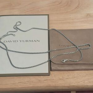 David Yurman Silver Chain Necklace